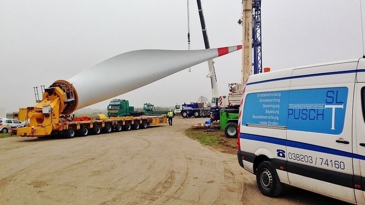 Windpark Jerichower Land - Bladelifter